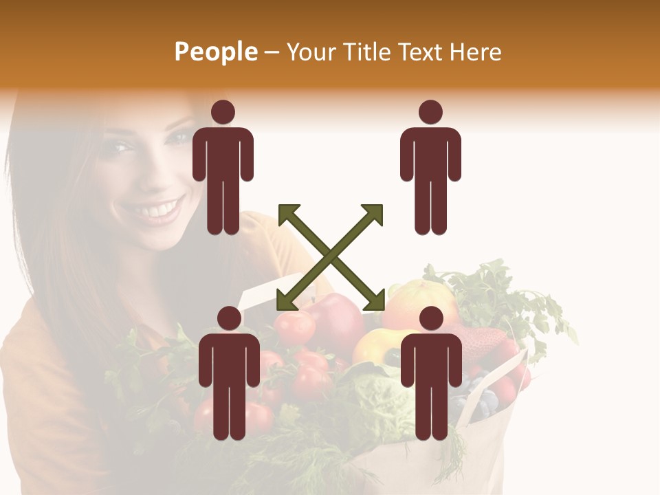 Mall Hand Hold PowerPoint Template