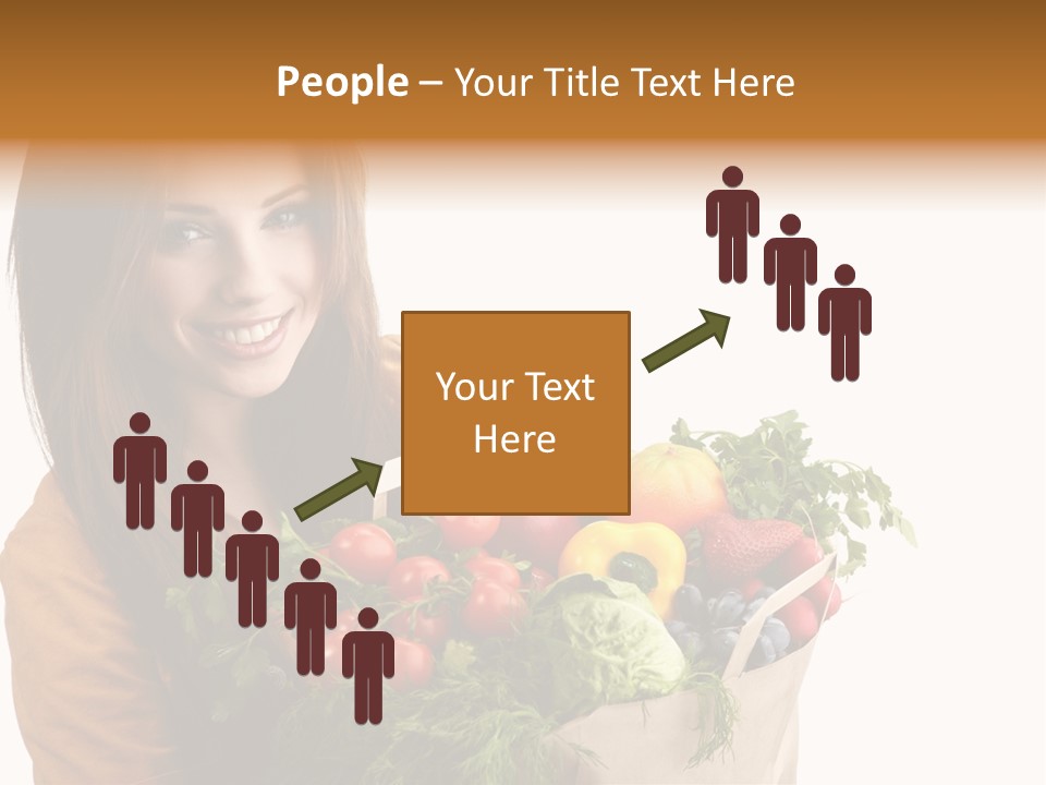 Mall Hand Hold PowerPoint Template