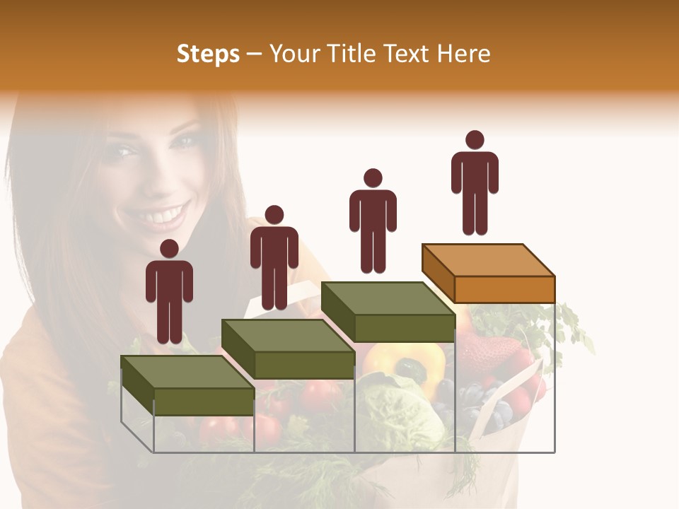 Mall Hand Hold PowerPoint Template