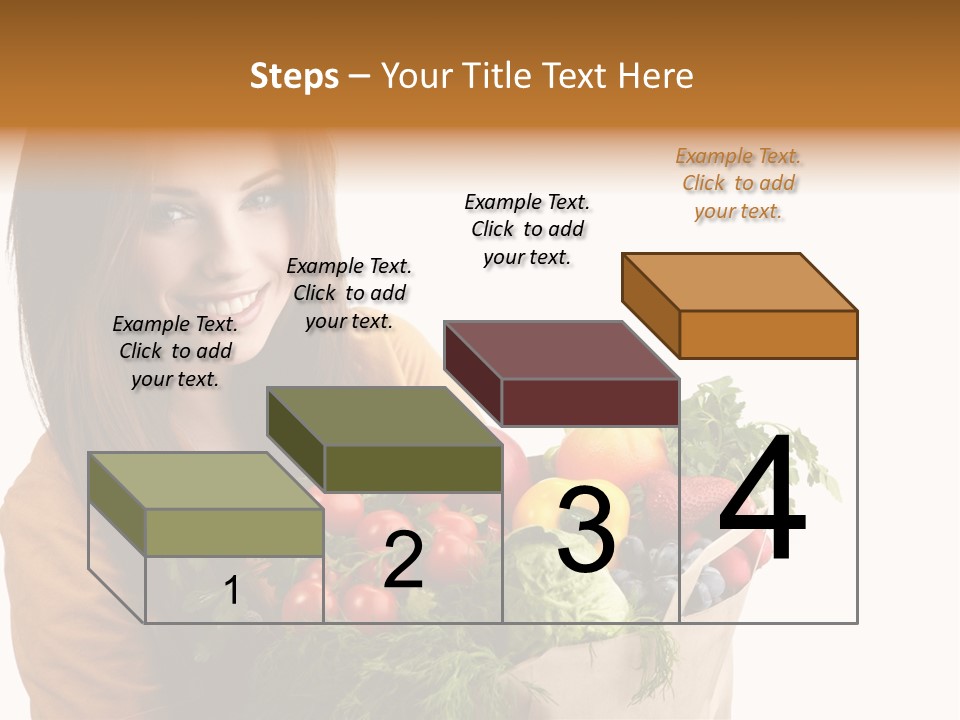 Mall Hand Hold PowerPoint Template