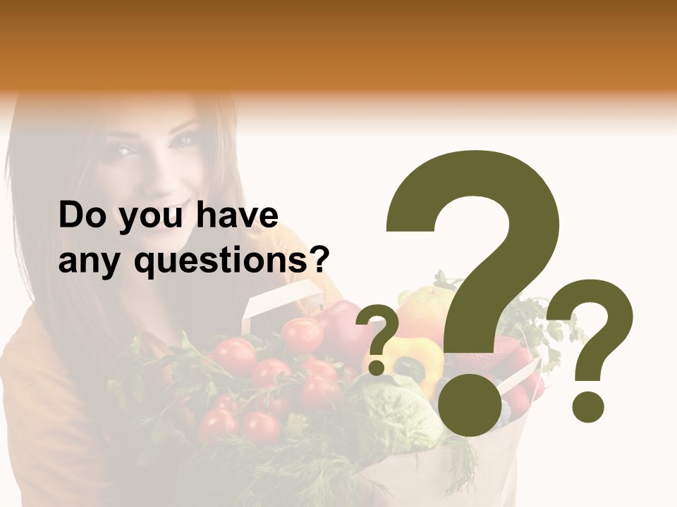 Mall Hand Hold PowerPoint Template