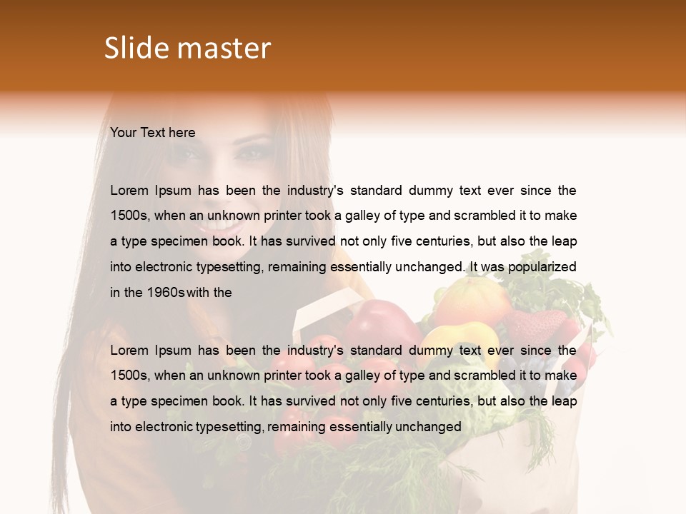Edible Buyer Vegetarian PowerPoint Template