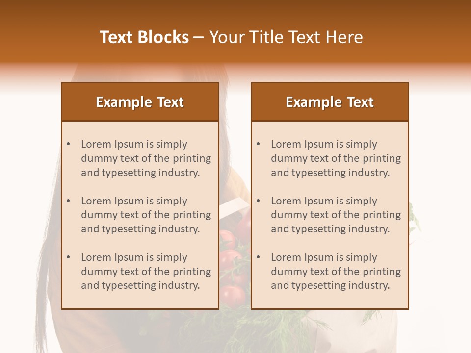 Edible Buyer Vegetarian PowerPoint Template