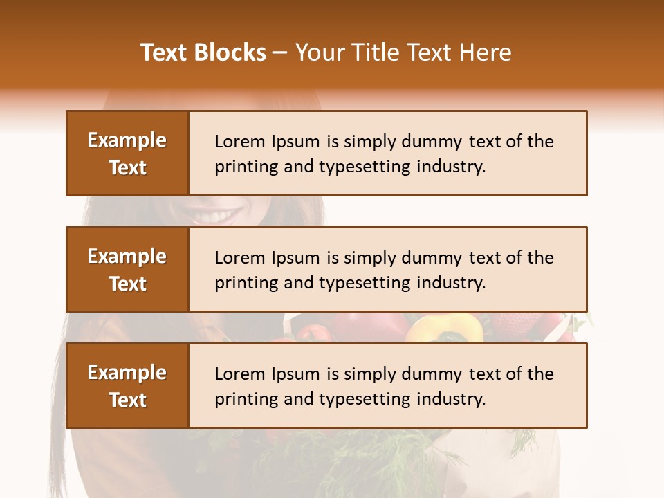Edible Buyer Vegetarian PowerPoint Template