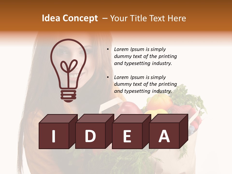 Edible Buyer Vegetarian PowerPoint Template