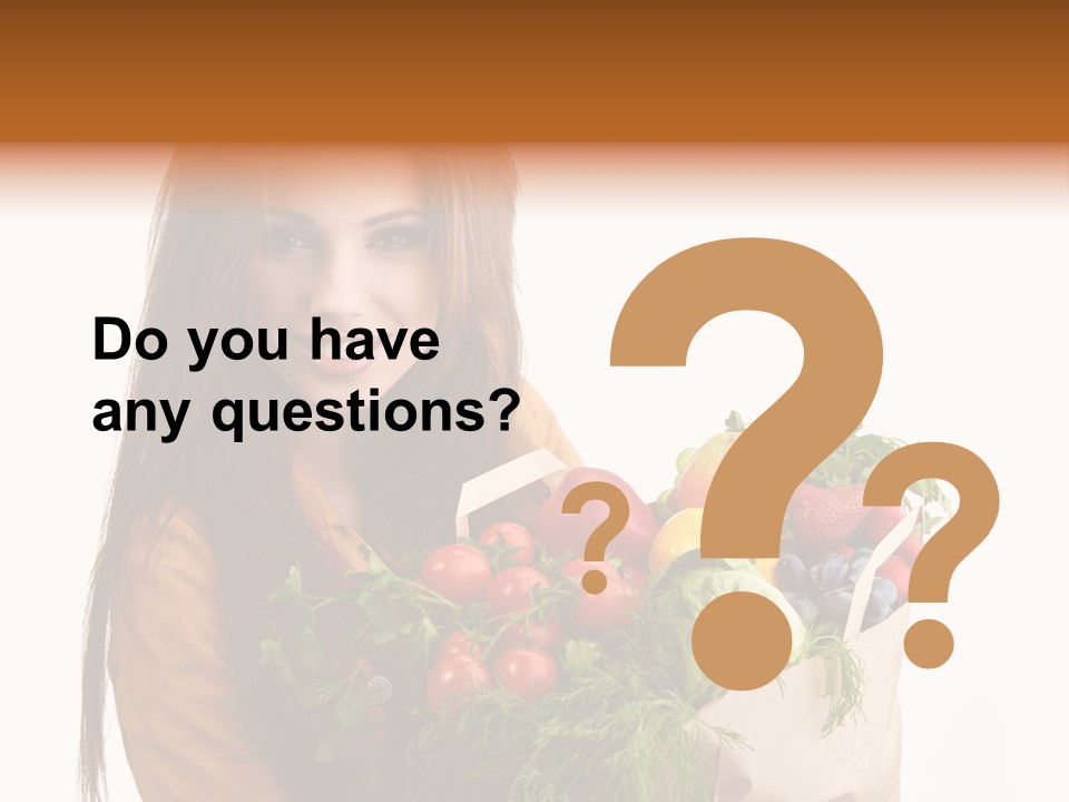 Edible Buyer Vegetarian PowerPoint Template