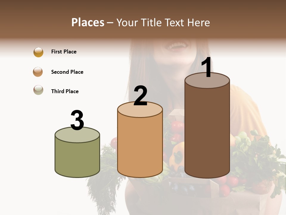 Portrait Grape Background PowerPoint Template