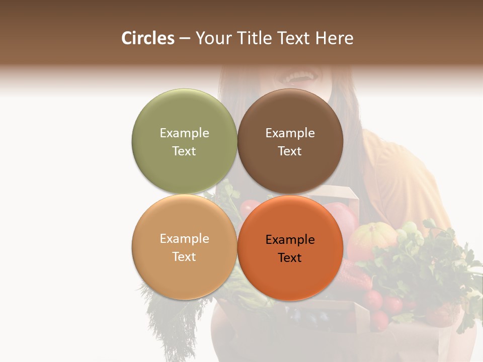 Portrait Grape Background PowerPoint Template