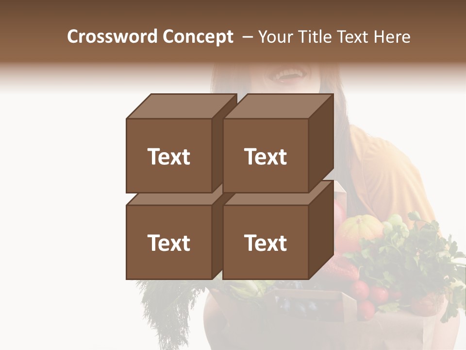 Portrait Grape Background PowerPoint Template