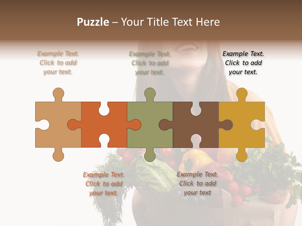 Portrait Grape Background PowerPoint Template