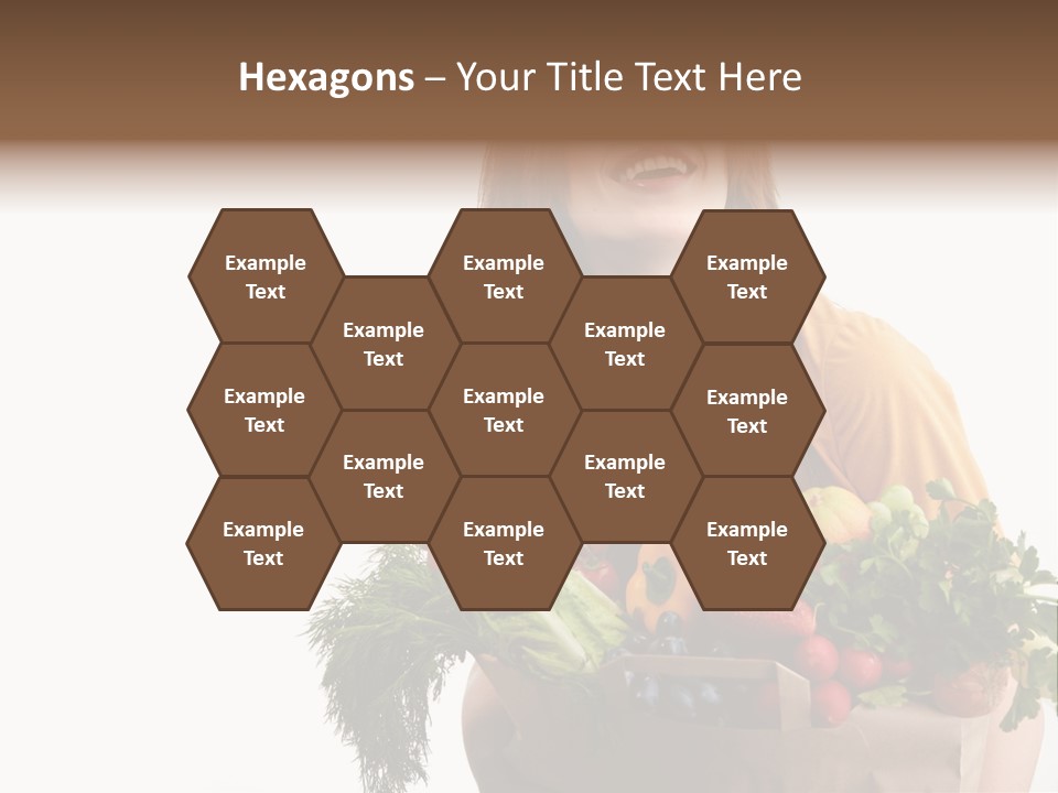 Portrait Grape Background PowerPoint Template