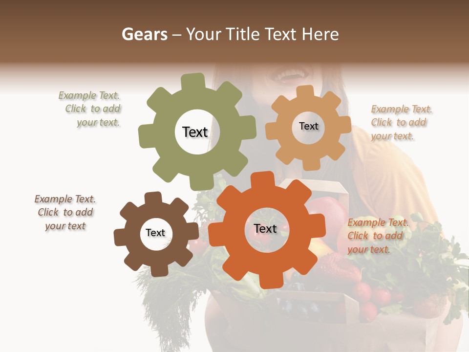 Portrait Grape Background PowerPoint Template