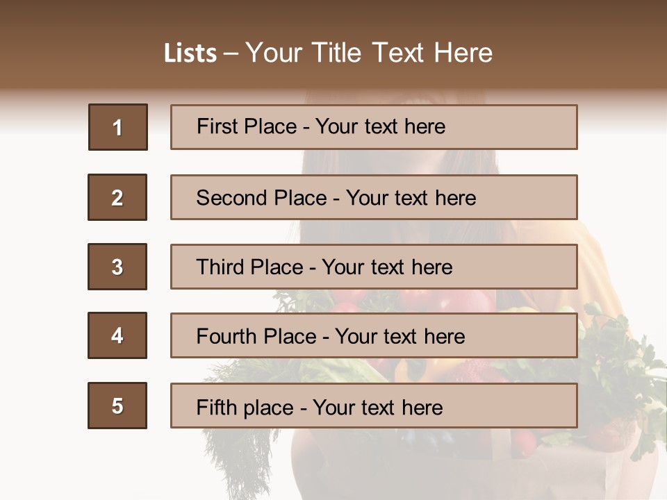 Portrait Grape Background PowerPoint Template