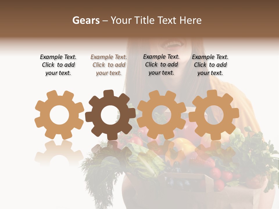 Portrait Grape Background PowerPoint Template