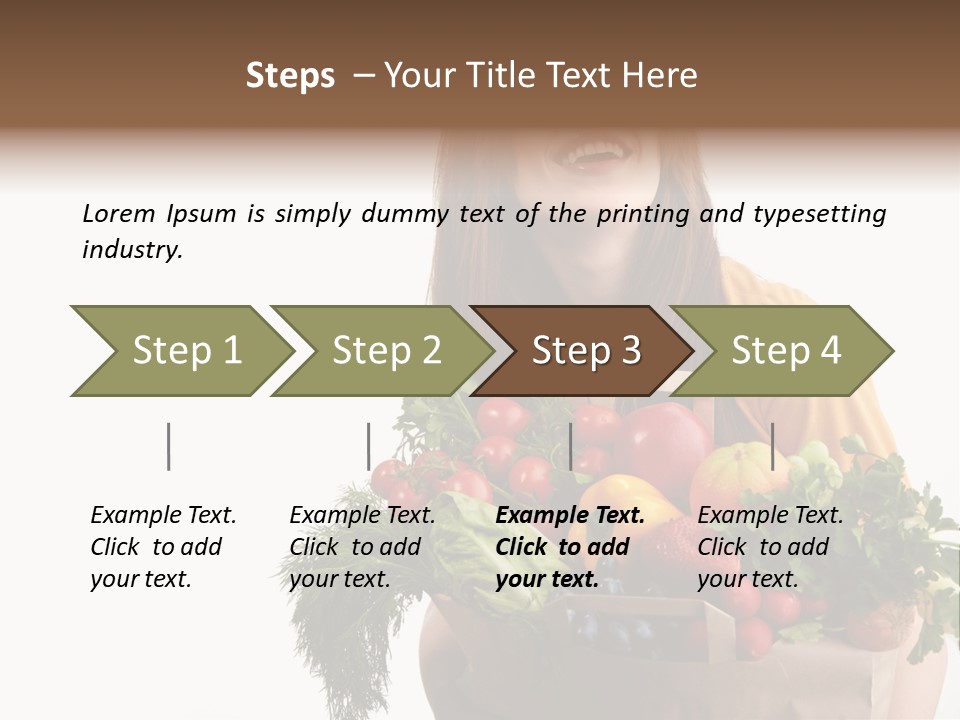 Portrait Grape Background PowerPoint Template