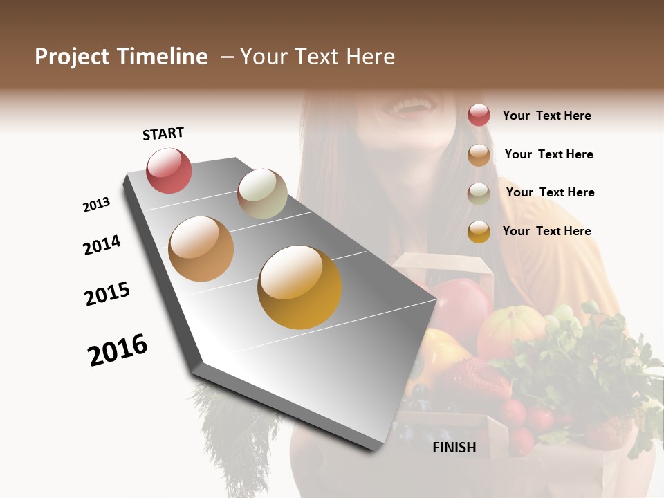 Portrait Grape Background PowerPoint Template