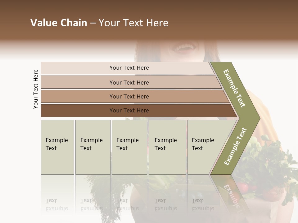 Portrait Grape Background PowerPoint Template