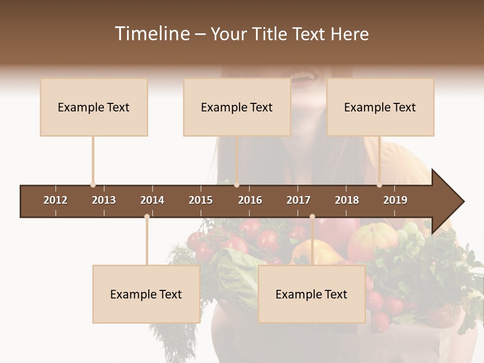 Portrait Grape Background PowerPoint Template