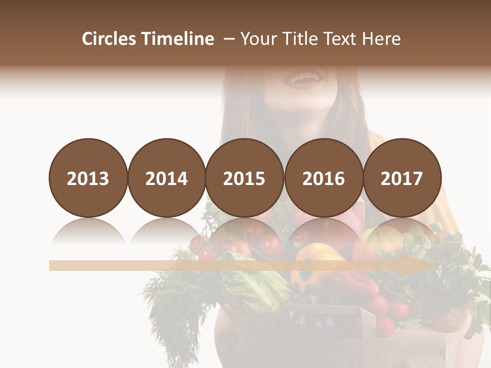 Portrait Grape Background PowerPoint Template