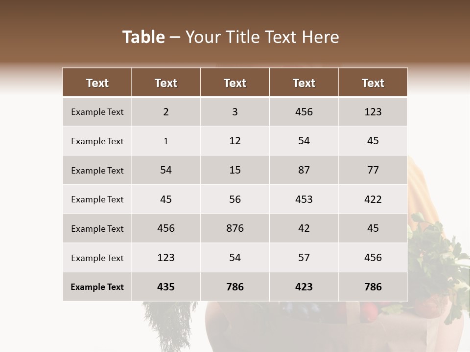 Portrait Grape Background PowerPoint Template