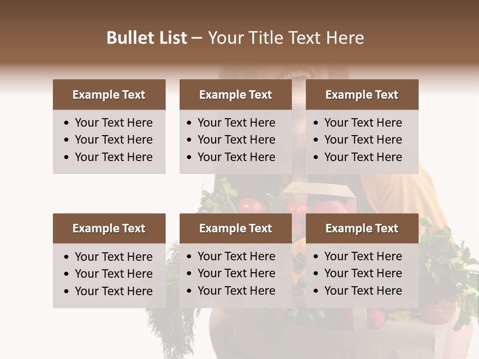 Portrait Grape Background PowerPoint Template