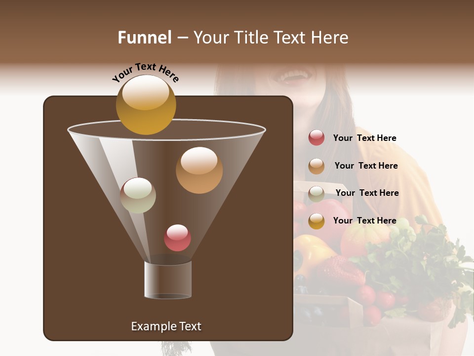 Portrait Grape Background PowerPoint Template