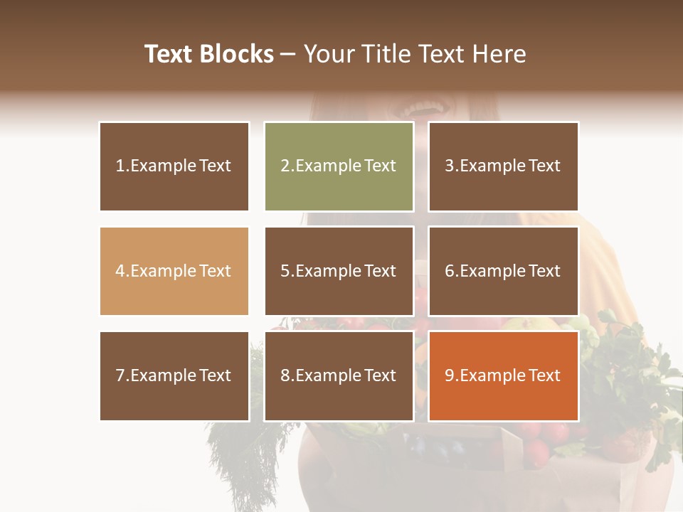 Portrait Grape Background PowerPoint Template