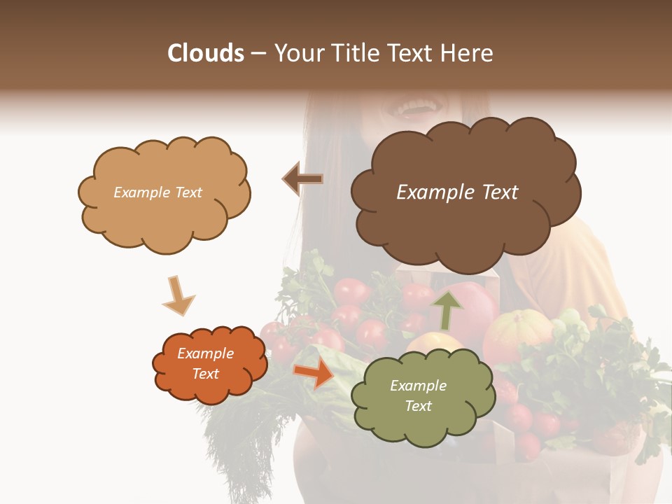 Portrait Grape Background PowerPoint Template