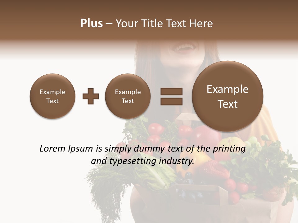 Portrait Grape Background PowerPoint Template