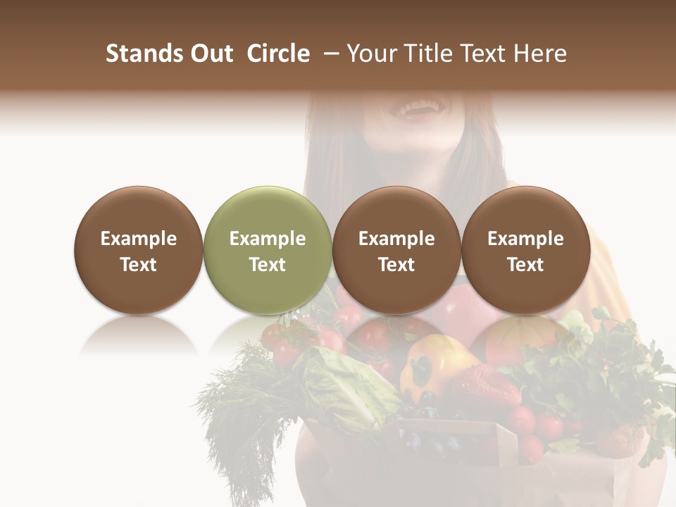 Portrait Grape Background PowerPoint Template