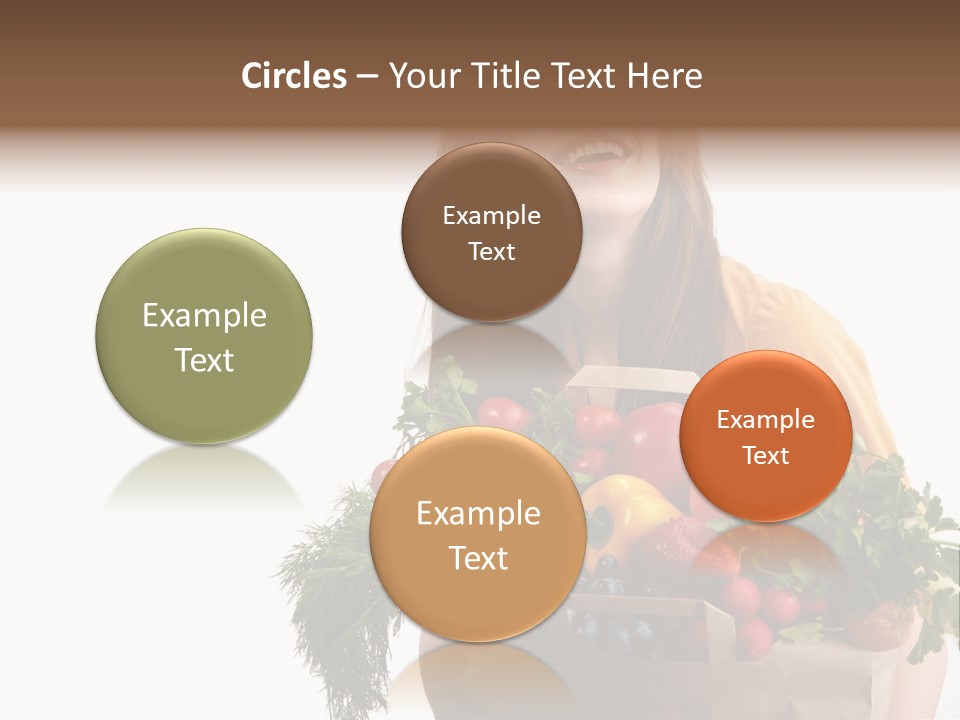 Portrait Grape Background PowerPoint Template