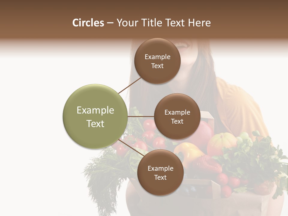 Portrait Grape Background PowerPoint Template