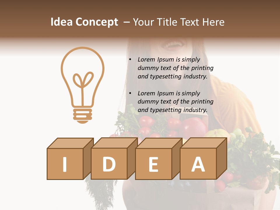 Portrait Grape Background PowerPoint Template