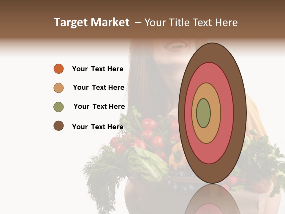 Portrait Grape Background PowerPoint Template