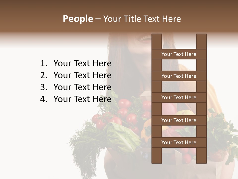 Portrait Grape Background PowerPoint Template