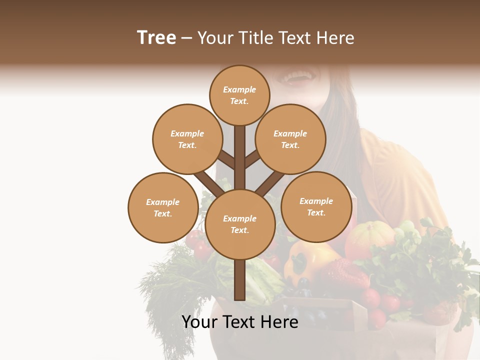 Portrait Grape Background PowerPoint Template