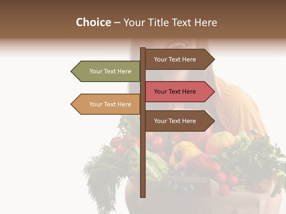 Portrait Grape Background PowerPoint Template