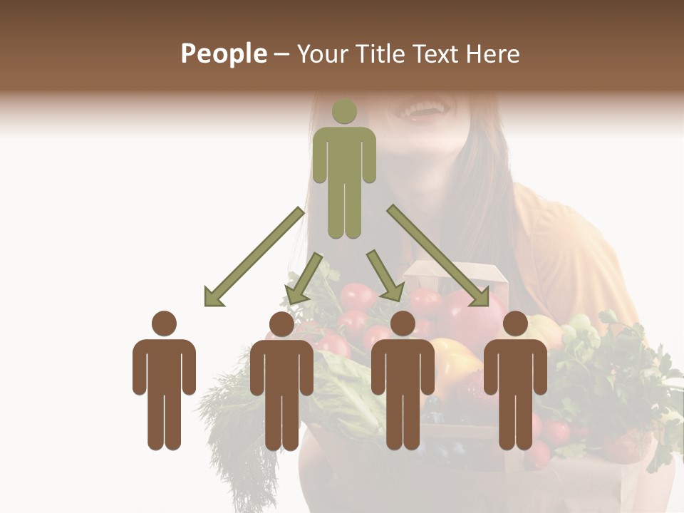 Portrait Grape Background PowerPoint Template