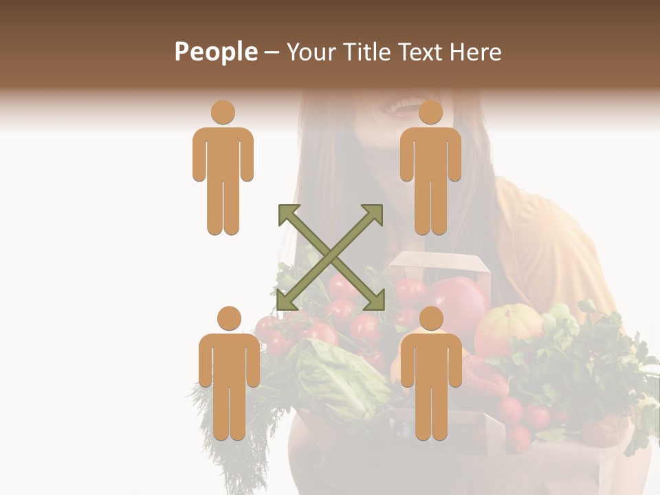 Portrait Grape Background PowerPoint Template