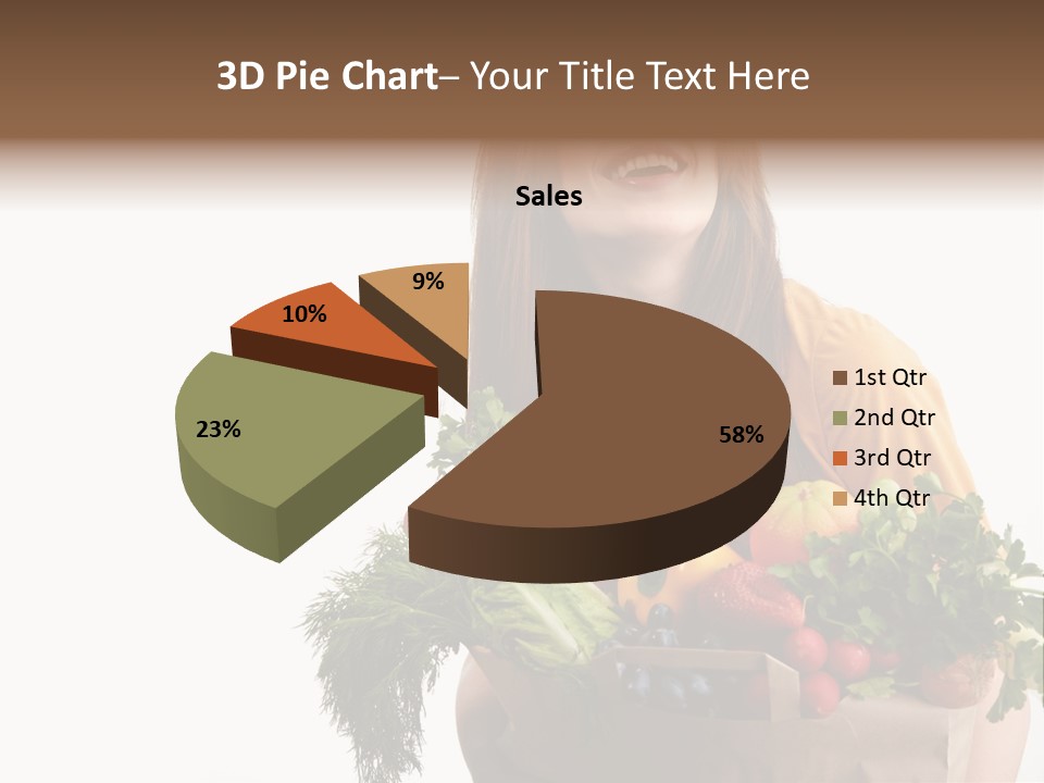 Portrait Grape Background PowerPoint Template