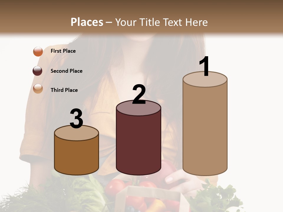 Vegetable Bag Young PowerPoint Template