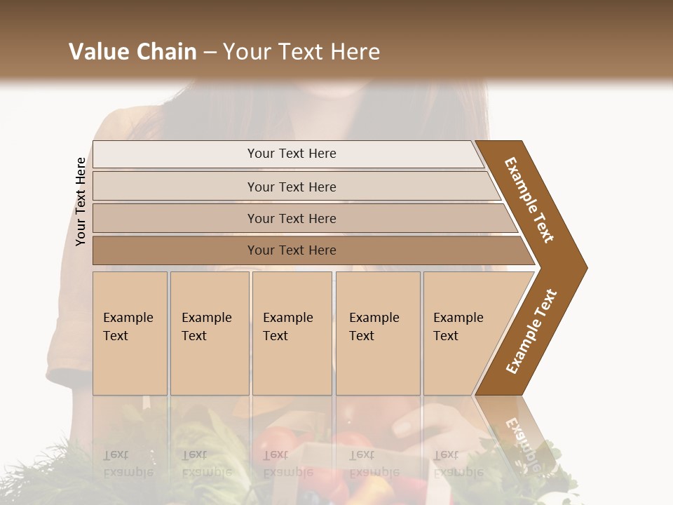 Vegetable Bag Young PowerPoint Template