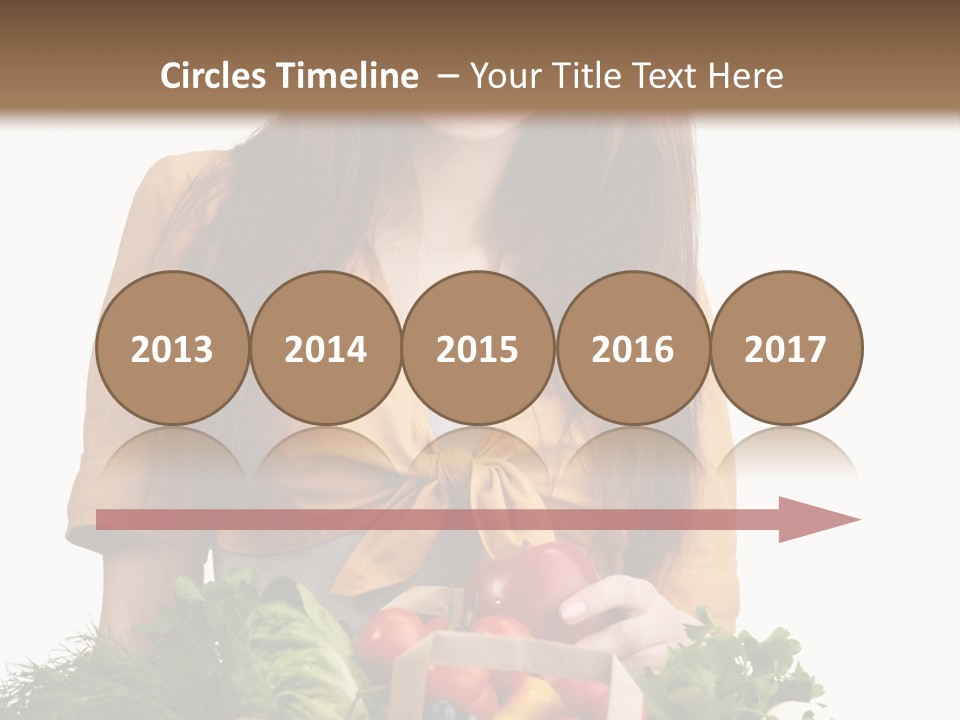 Vegetable Bag Young PowerPoint Template