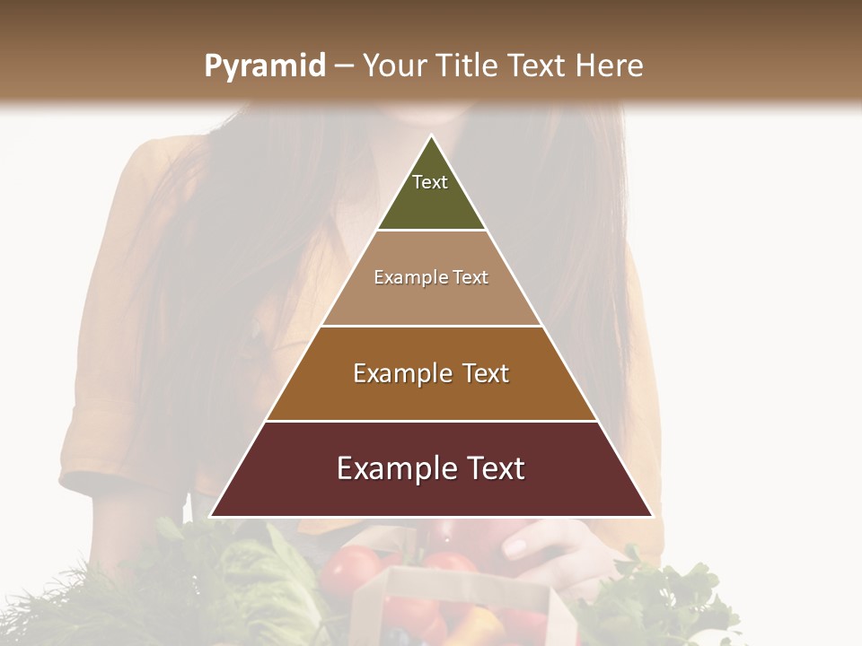 Vegetable Bag Young PowerPoint Template