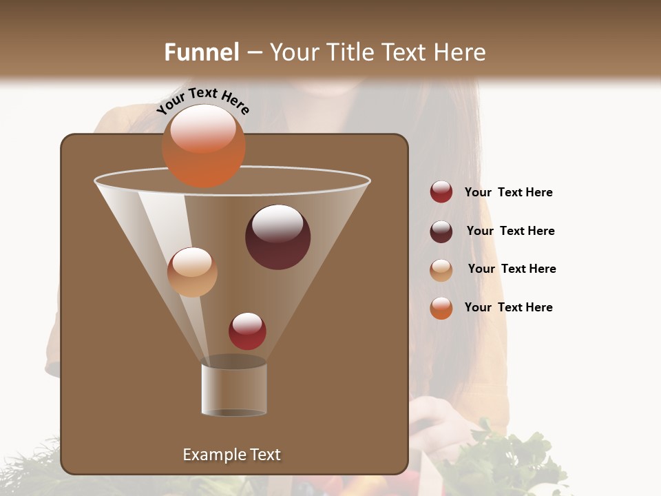 Vegetable Bag Young PowerPoint Template