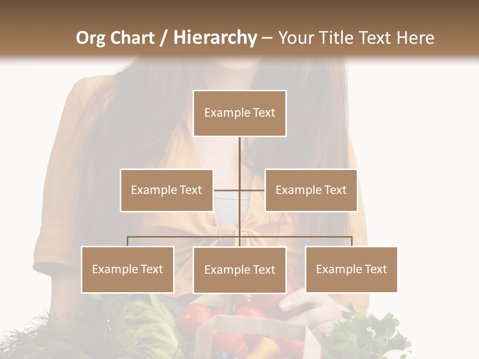 Vegetable Bag Young PowerPoint Template