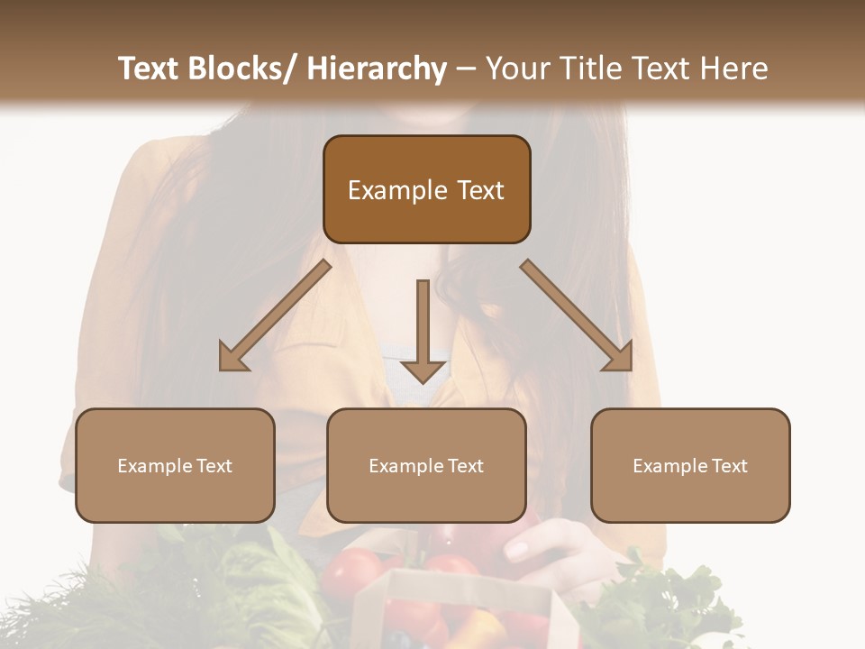 Vegetable Bag Young PowerPoint Template