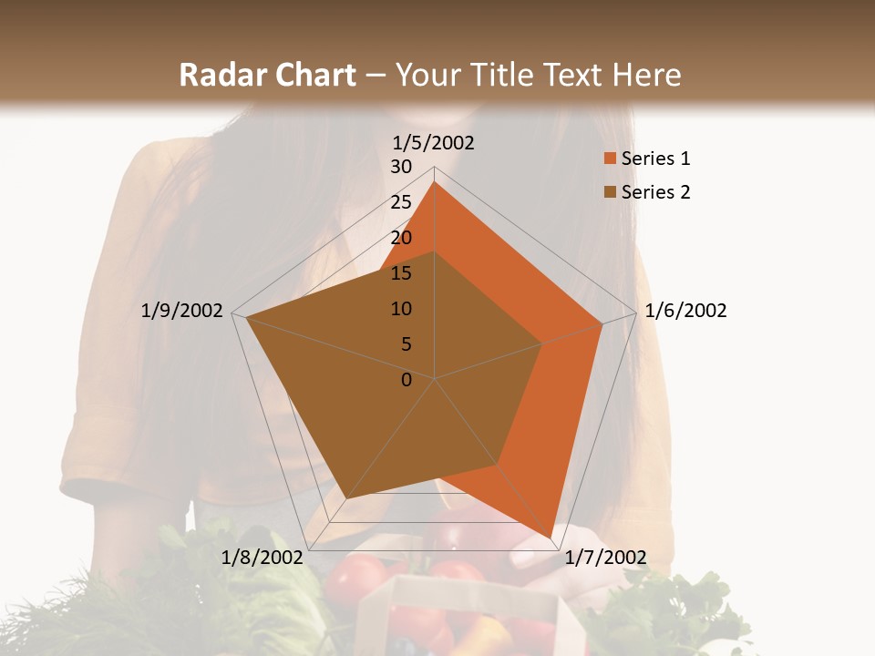 Vegetable Bag Young PowerPoint Template