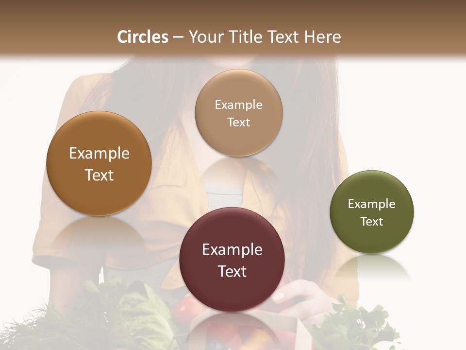 Vegetable Bag Young PowerPoint Template