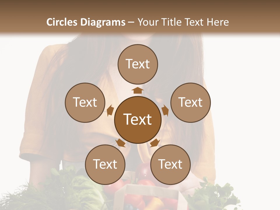 Vegetable Bag Young PowerPoint Template